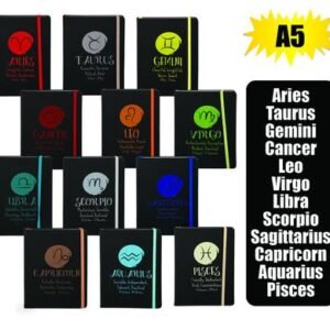 Notebook horoscope with elastic band a5