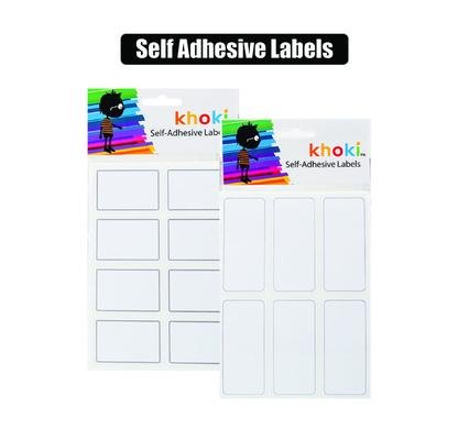 Labels self adhesive asstd