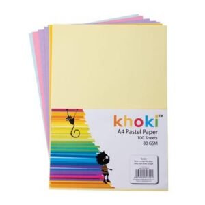 Paper a4 80gsm 100's pastels