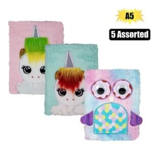 Novelty notebook plush a5