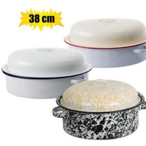 Roaster enamel 38cm oval