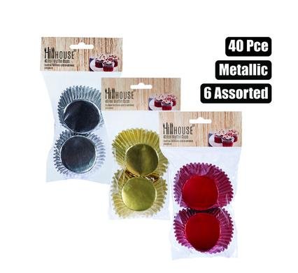 Baking-cup foil muffin 40pce hillhouse