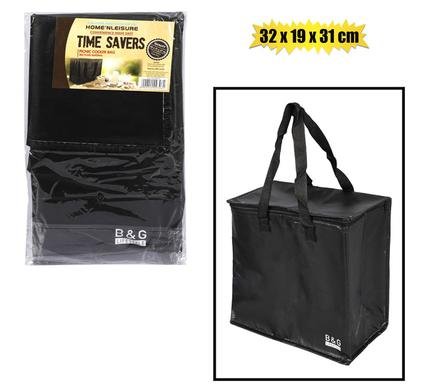 Cooler bag 32x19x31cm black