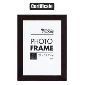 Picture-frame certificate pl mahogany