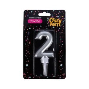 Candles birthday large foil number-2