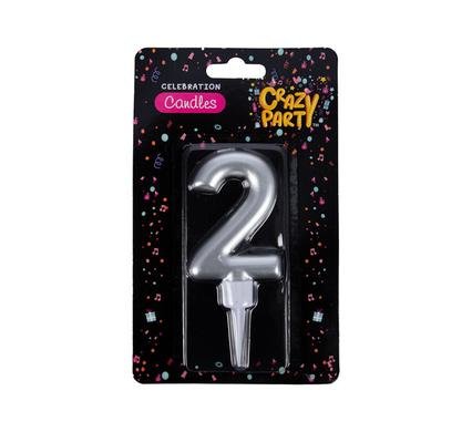 Candles birthday large foil number-2