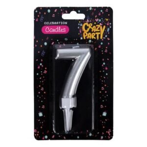 Candles birthday large foil number-7