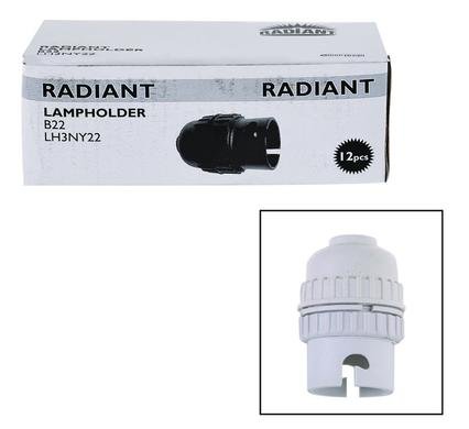 Lamp-holder cordgrip white bulk