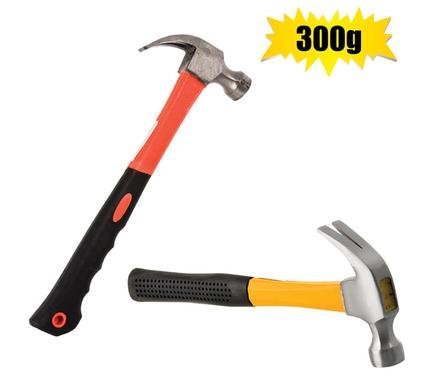 Hammer claw 300g bell-head f/glass-hndle