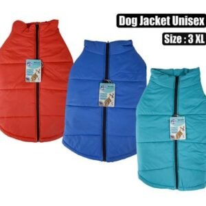 Pet dog jacket with zip unisex-3xl