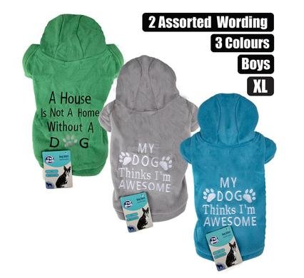 Pet dog shirt winter boy-x large