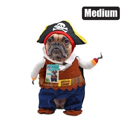 Pet dog novelty clothing pirate-medium