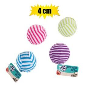 Pet cat toy ball soft 4cm pdq