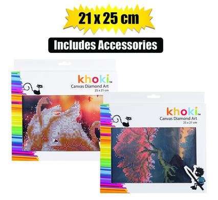 Art+craft diamond art canvas 25x21cm