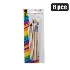 Art+craft paint brushes artist 6pce