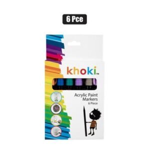 Art+craft acrylic paint markers 6 piece