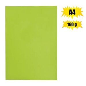 Art+craft board a4 160g sheet green br