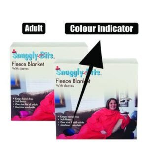 Blanket polar fleece w/sleeves adult