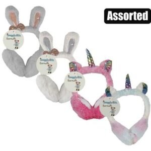 Winter earband plush unicorn/bunny ears