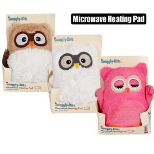 Microwave heatping pad owl designs