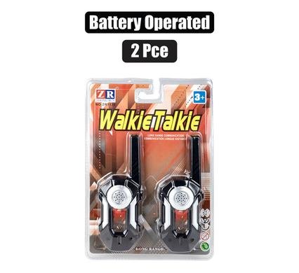 Battery operated walkie talkie 2pc