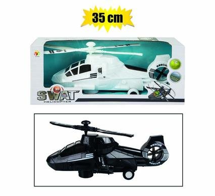 Battery operated helicopter w/sound 35cm