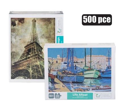 Puzzle jigsaw asstd 500pc