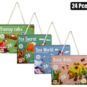 Puzzle jigsaw animals 24pc