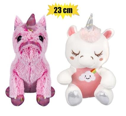 Plush unicorn softie pink purple 23cm