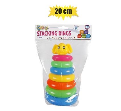 Baby toy edu stacking set 7 rings
