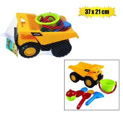 Beach truck with tilt & acc 37x21cm