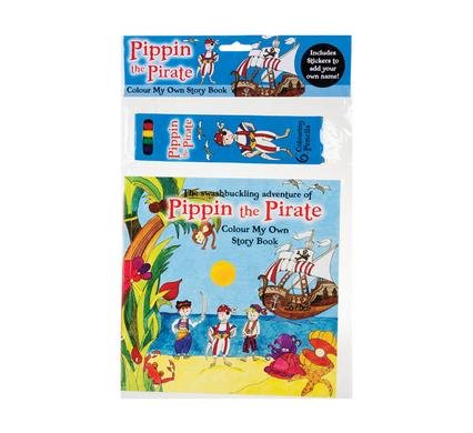 Book colouring hanging set pirate