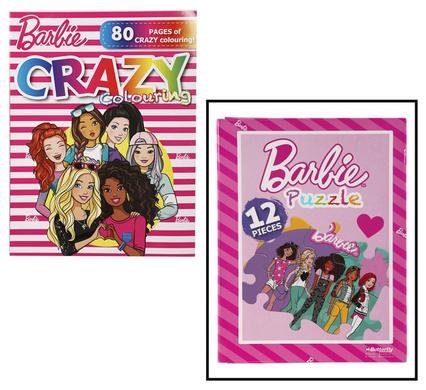 Book activity & puzzle barbie