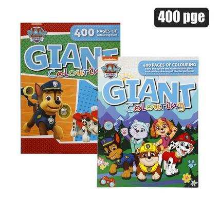 Book colouring giant paw patrol 400p