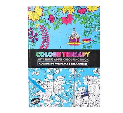 Book colouring therapy a4 hard cover 88p