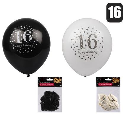 Balloons helium 6pc milestone 16 f-01