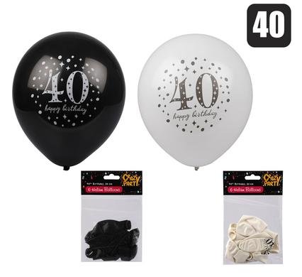 Balloons helium 6pc milestone 40 f-01