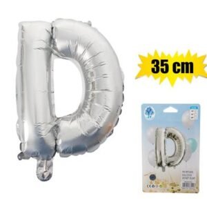 Balloon foil silver d 35cm