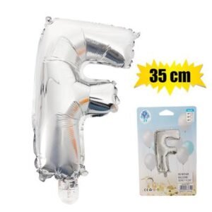 Balloon foil silver f 35cm