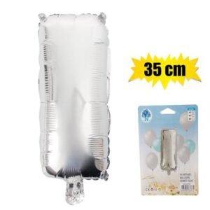 Balloon foil silver i 35cm