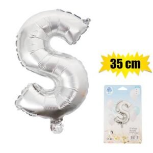 Balloon foil silver s 35cm
