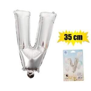 Balloon foil silver v 35cm