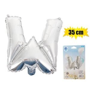 Balloon foil silver w 35cm