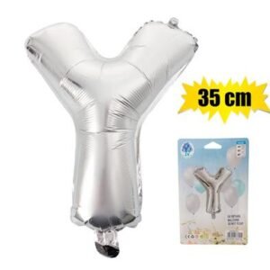 Balloon foil silver y 35cm