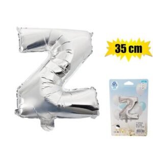 Balloon foil silver z 35cm