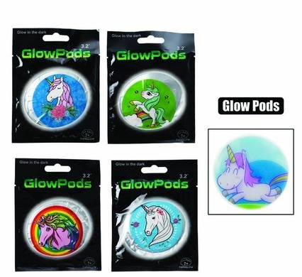 Glow stick unicorn glow pod 1pc 5 asstd