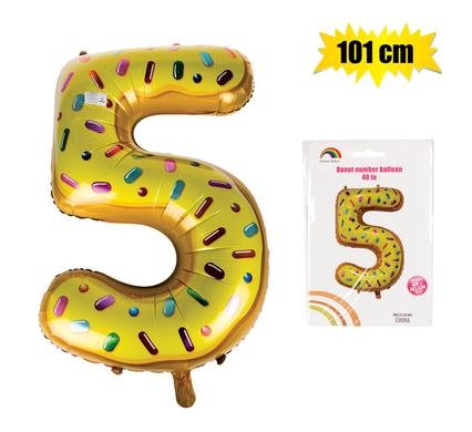Balloon helium foil donut 5 101cm f-04