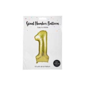 Balloon helium foil gold 1 106cm f-04