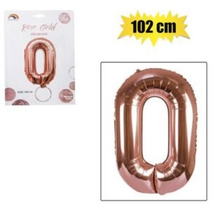 Balloon helium foil rose g 0 102cm f-04