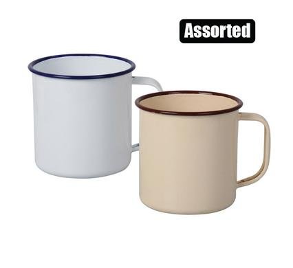 Mug enamel 10cm soup